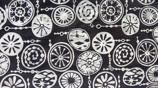 Black and White Batik